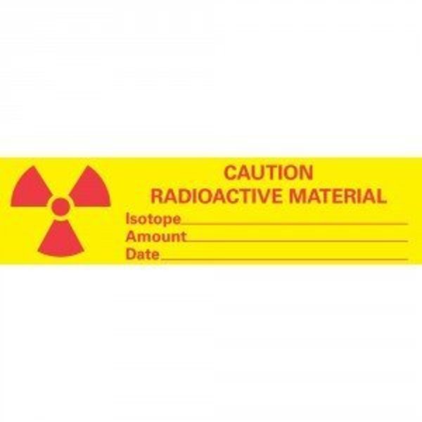 Precision Dynamics Caution Radioactive Material Labels, 167/rl 140045